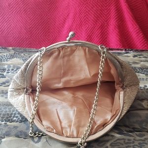 Small gold dressy purse
